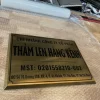 Bảng tên công ty inox