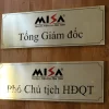 Bảng tên phòng ban inox
